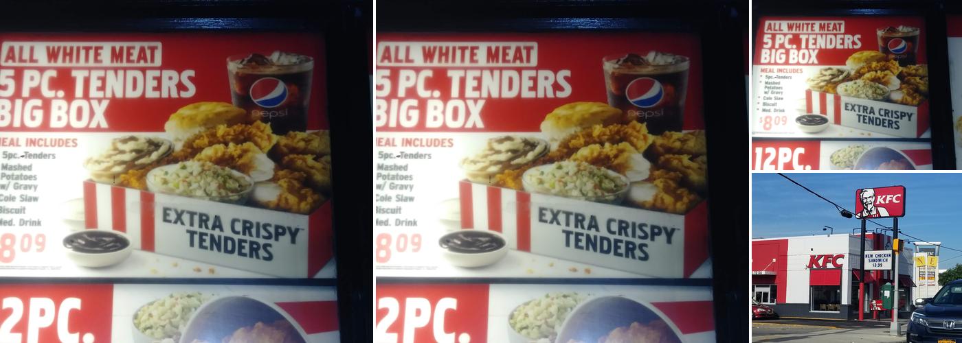 KFC Menu