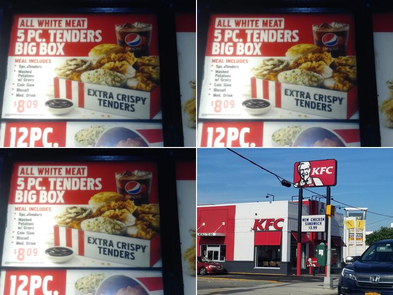 KFC Menu