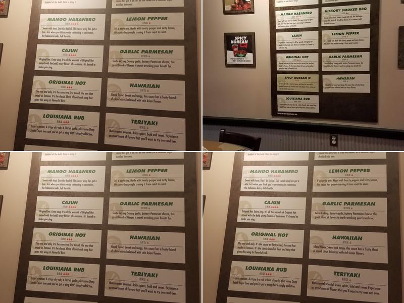 Wingstop Menu