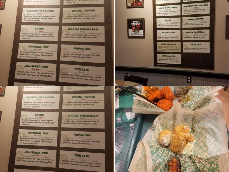 Wingstop Menu