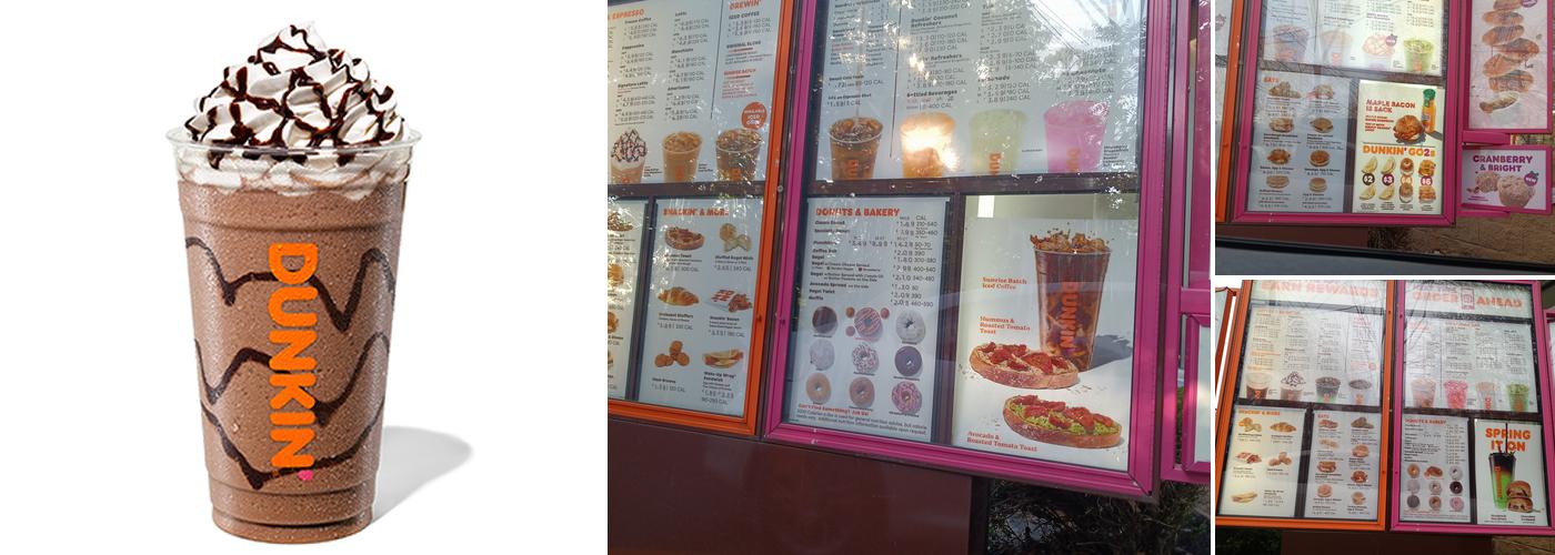 Dunkin' Menu