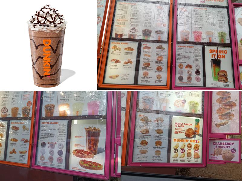 Dunkin' Menu