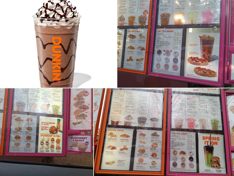 Dunkin' Menu