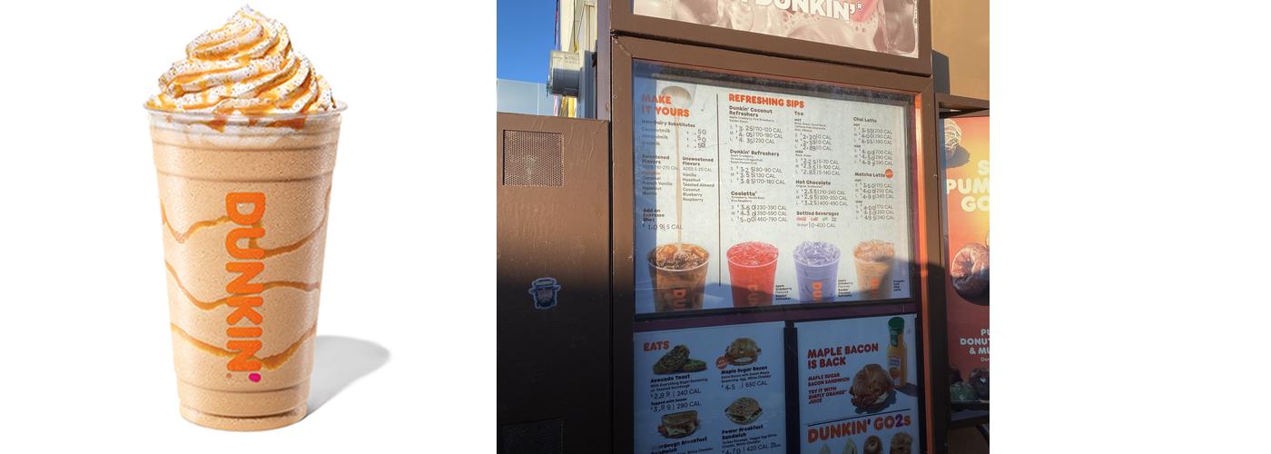 Dunkin' Menu