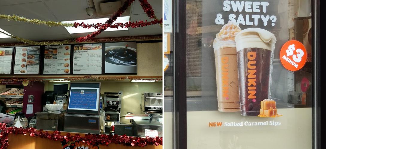 Dunkin' Menu