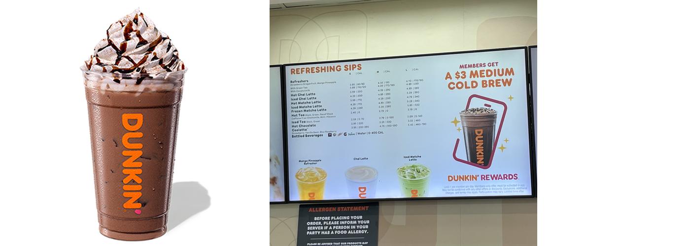 Dunkin' Menu