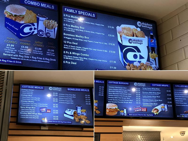 Chicken Cottage Menu