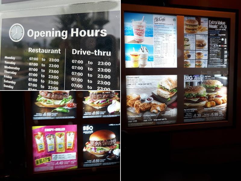 McDonald's Menu