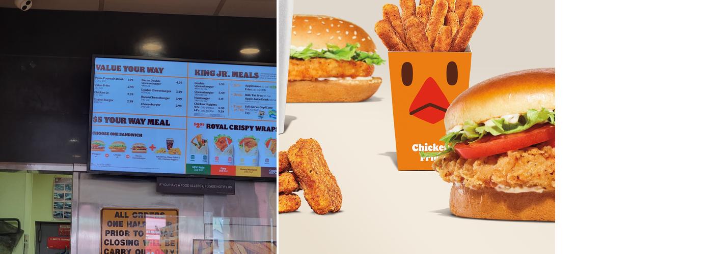 Burger King Menu