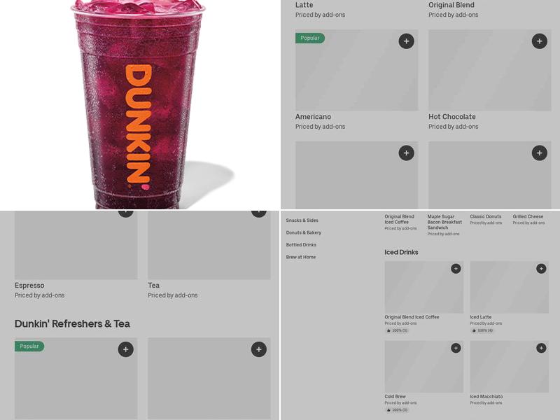 Dunkin' Menu