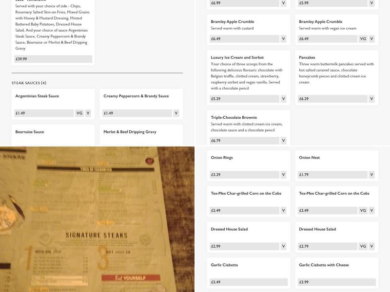 King Rufus - Pub & Grill Menu