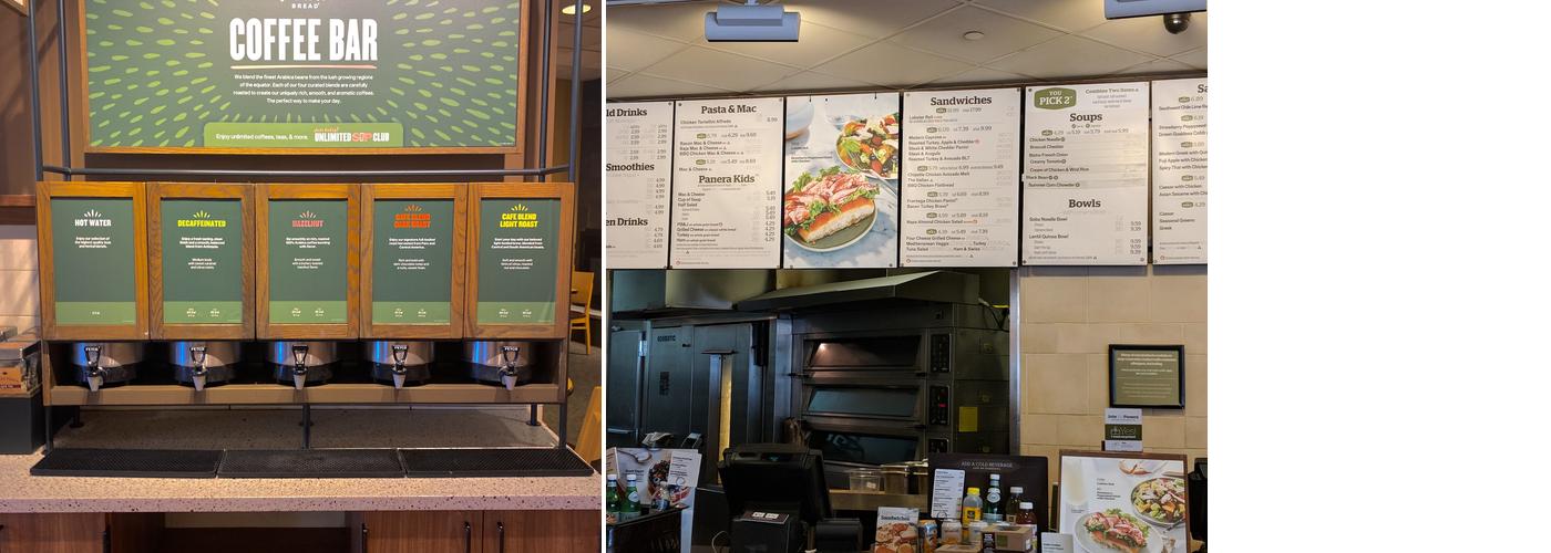 Panera Bread Menu
