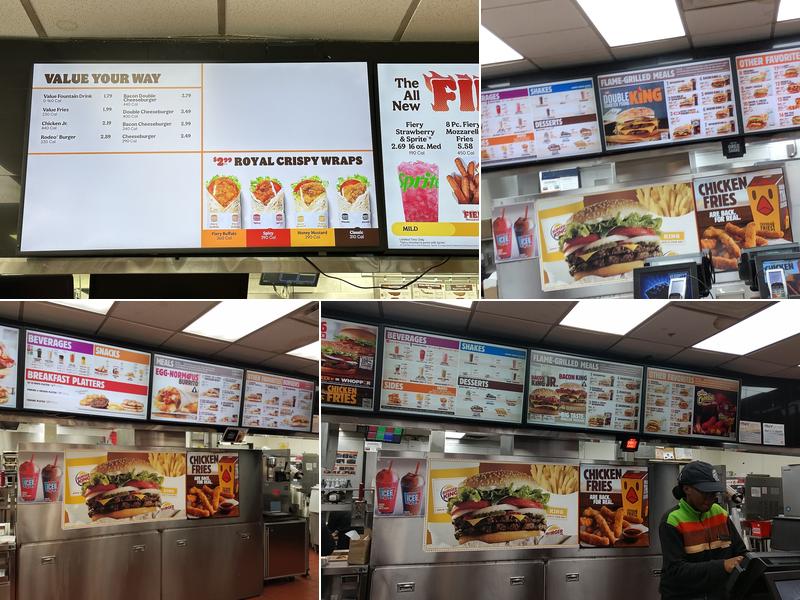 Burger King Menu