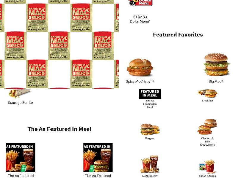 McDonald's Menu