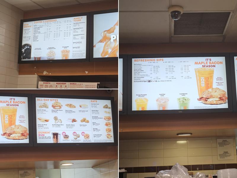 Dunkin' Menu