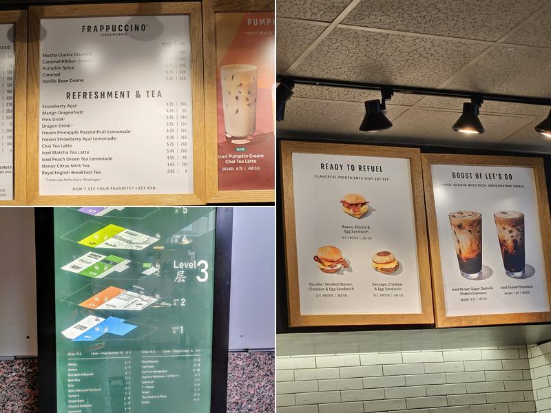 Starbucks Menu