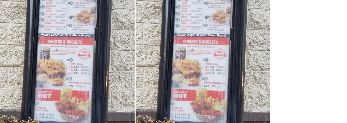 KFC Menu