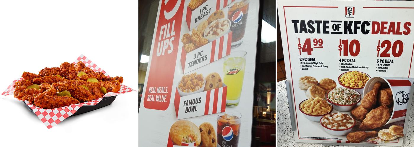 KFC Menu