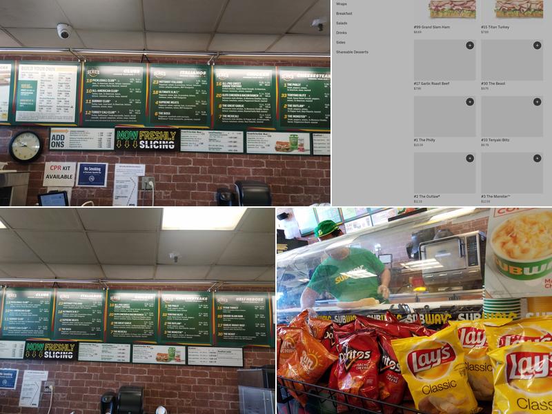 Subway Menu
