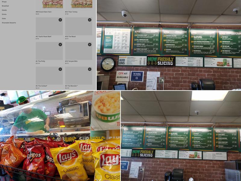 Subway Menu