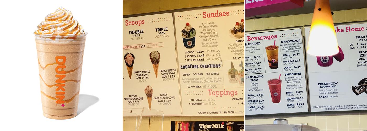 Dunkin' Menu