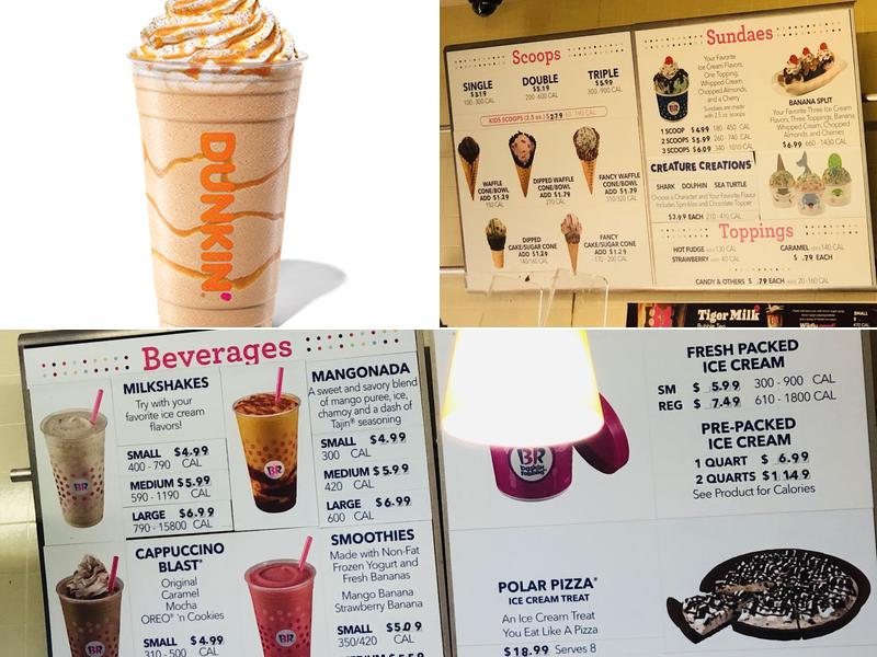Dunkin' Menu