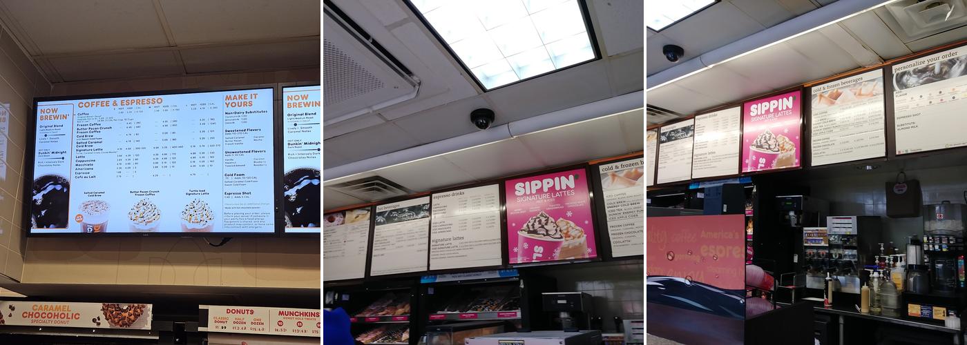 Dunkin' Menu