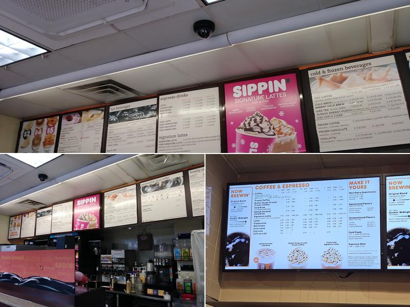 Dunkin' Menu