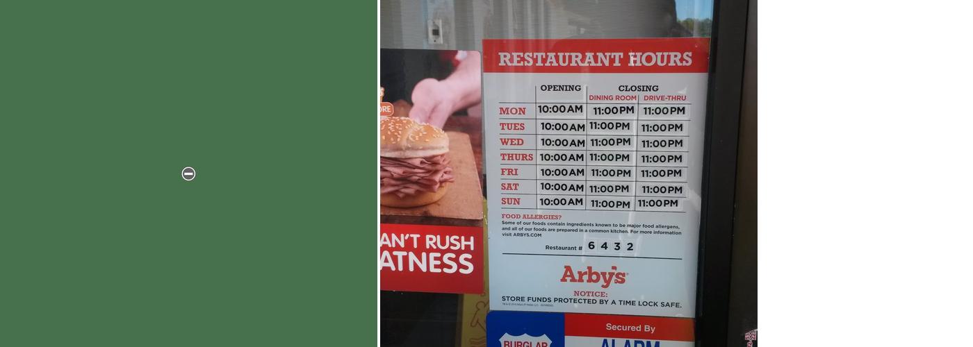 Arby's Menu