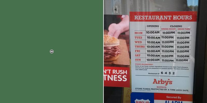 Arby's Menu