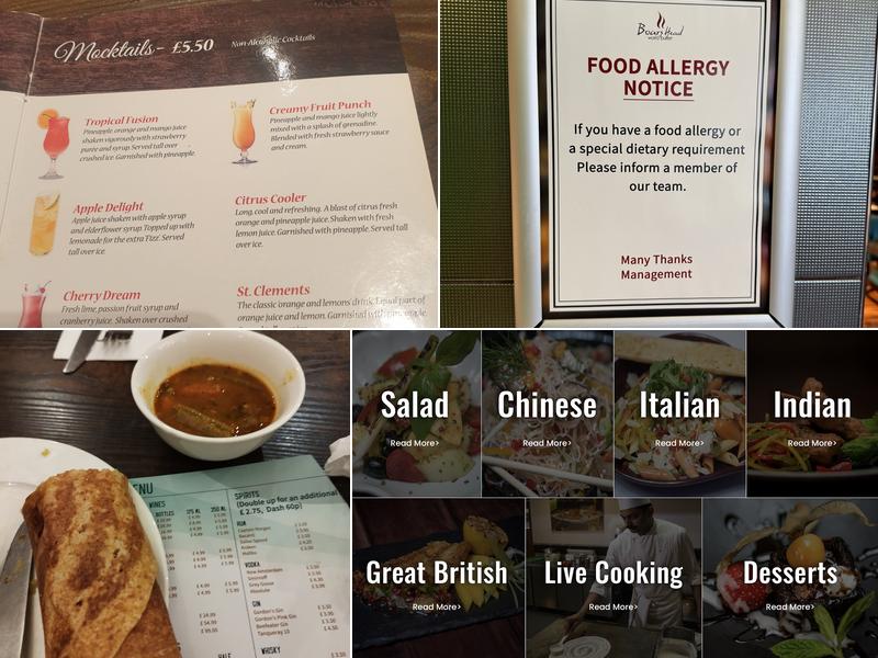 Boar's Head World Buffet Menu