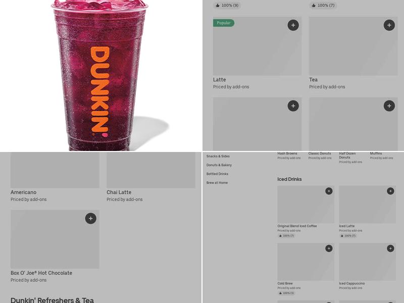 Dunkin' Menu