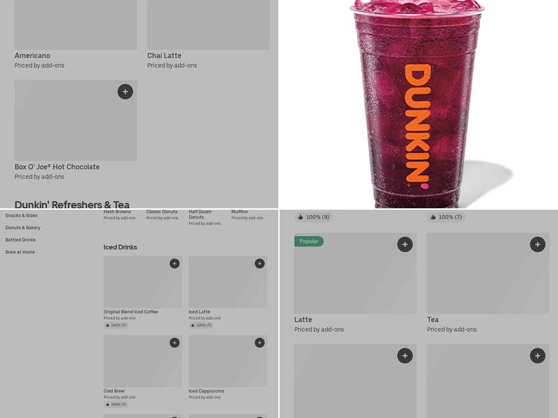 Dunkin' Menu
