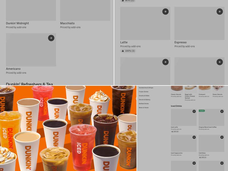 Dunkin' Menu