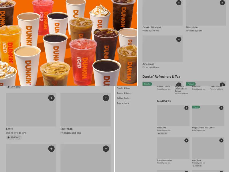 Dunkin' Menu