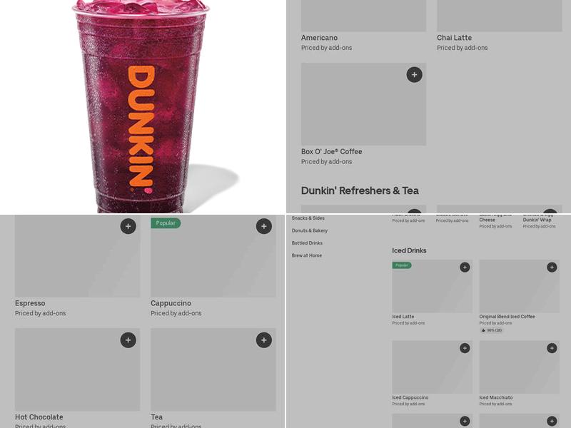 Dunkin' Menu