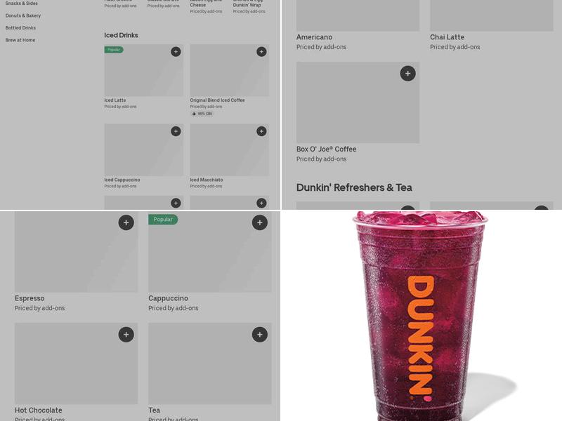 Dunkin' Menu