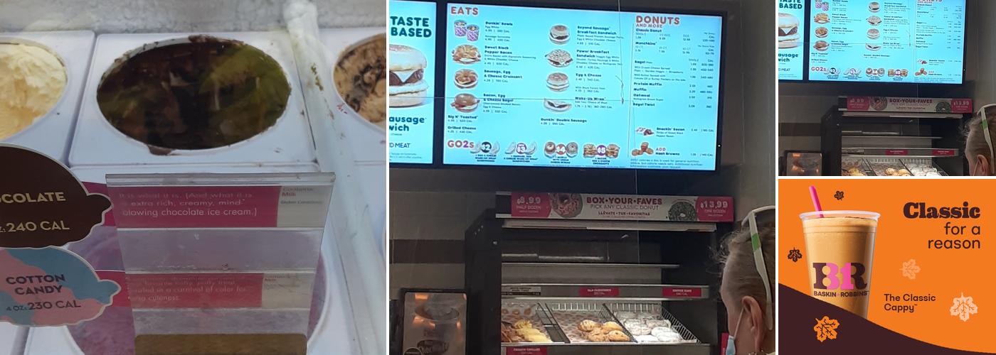 Baskin-Robbins Menu