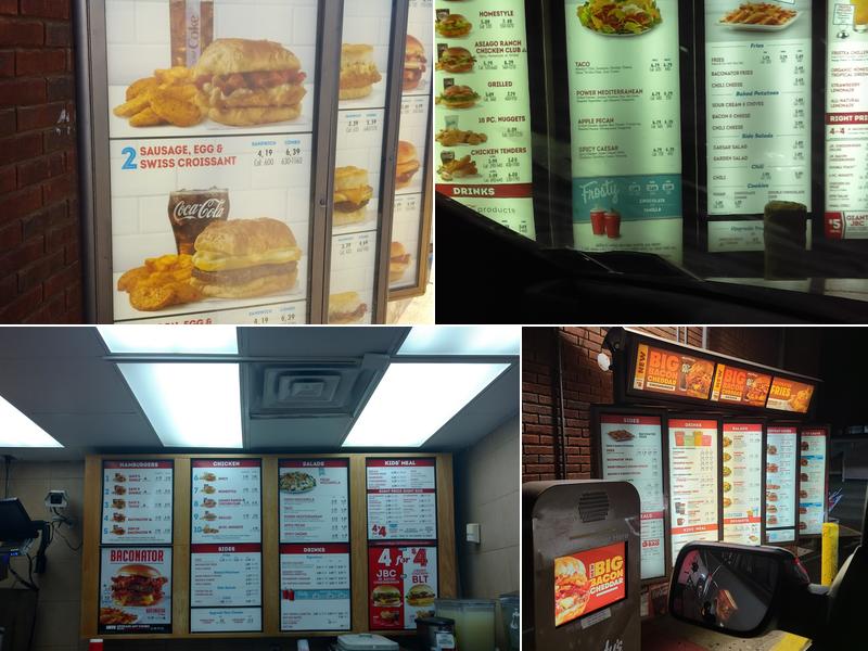 Wendy's Menu