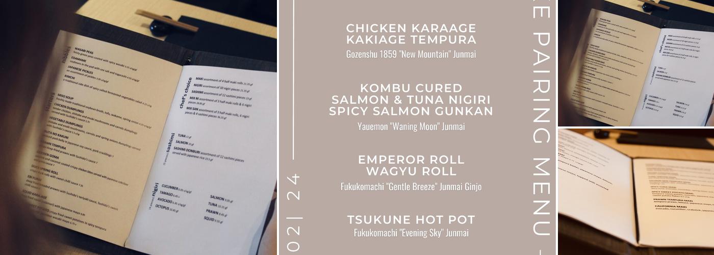 SUSHIDO Menu