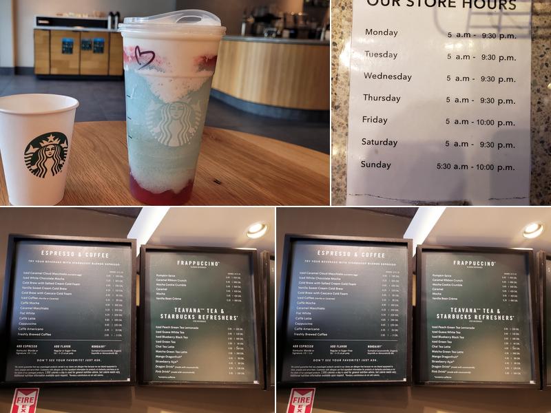 Starbucks Menu