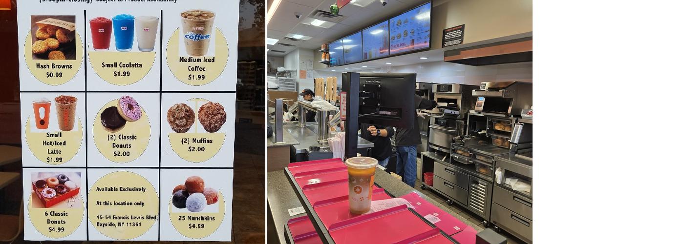 Dunkin' Menu
