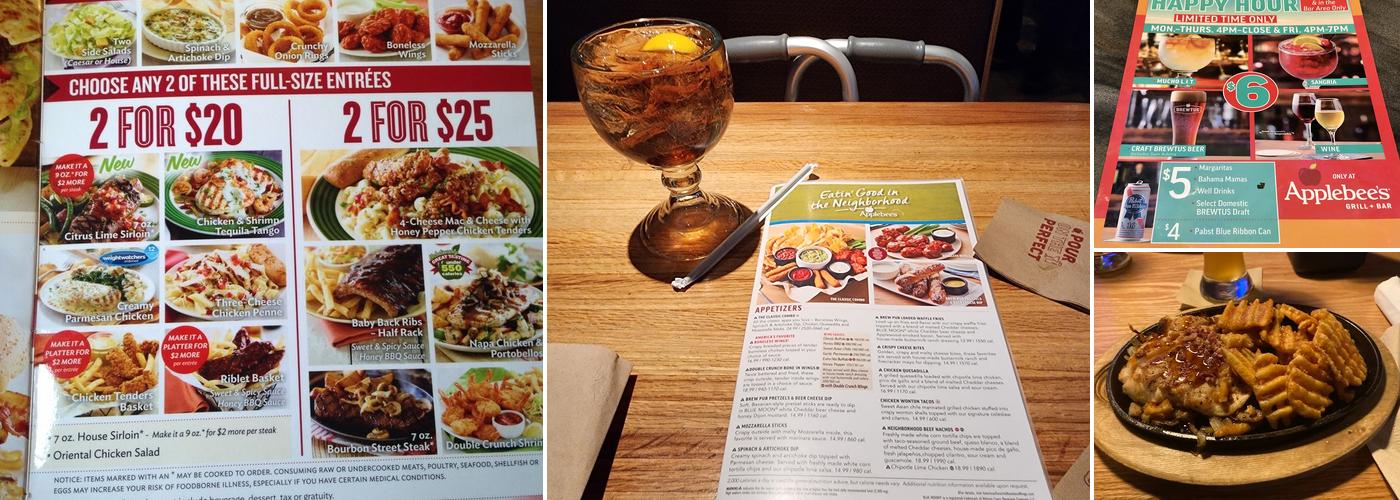 Applebee's Grill + Bar Menu