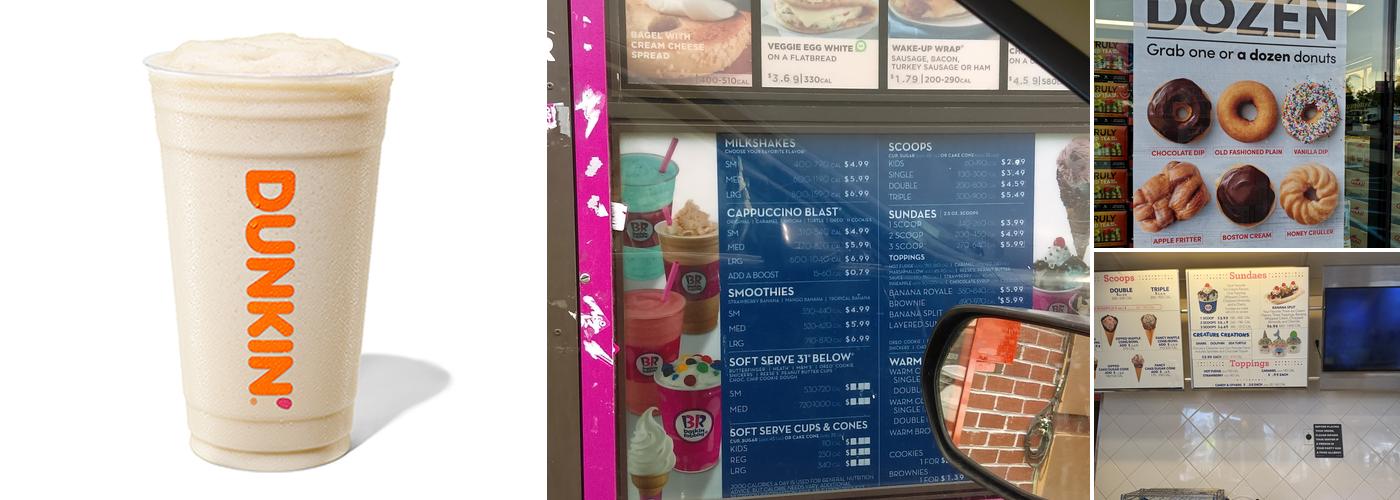 Dunkin' Menu