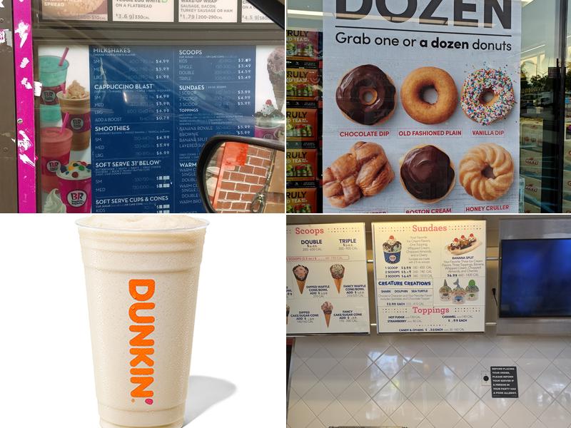 Dunkin' Menu