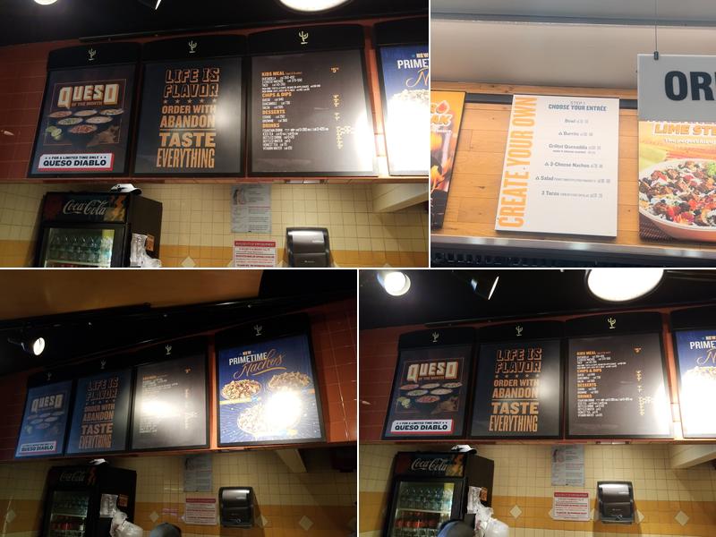QDOBA Mexican Eats Menu