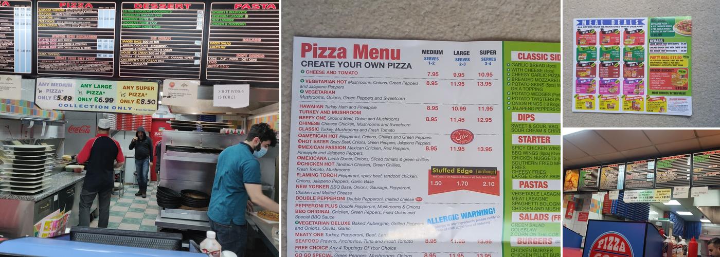 Pizza Go Go Coventry City Centre Menu
