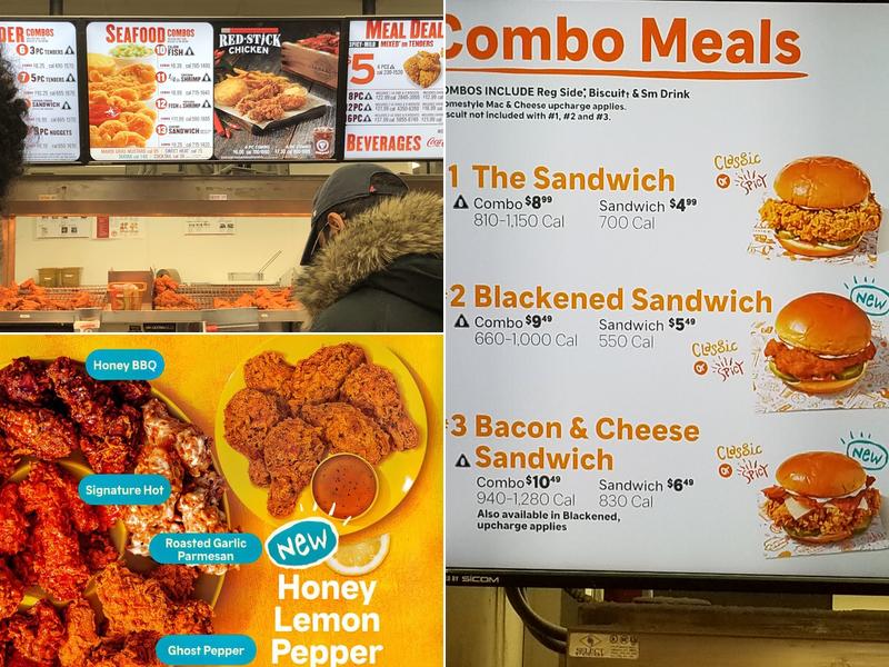 Popeyes Louisiana Kitchen Menu