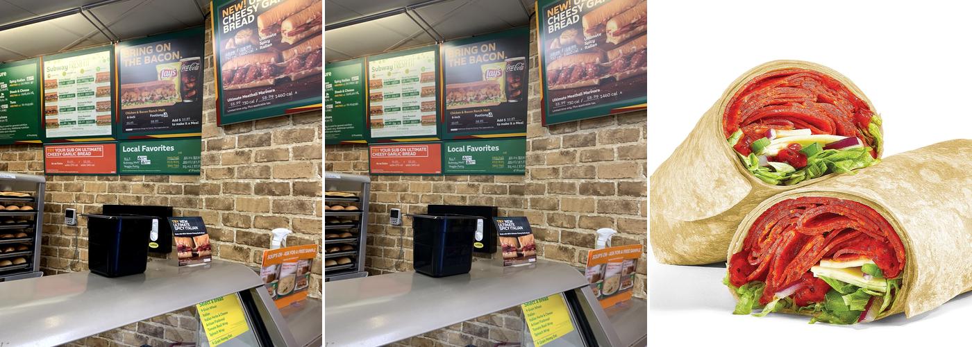 Subway Menu