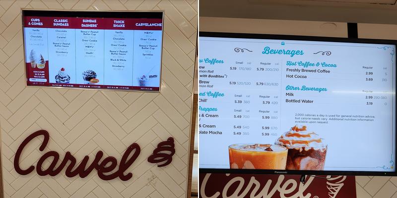 Cinnabon Menu